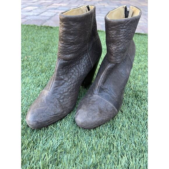 Rag & Bone Newbury Classic Brown Leather Ankle Boots Women's Booties Sz 41 US 11 - Picture 9 of 9